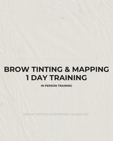 (1 Day) Brow Tinting & Mapping Training