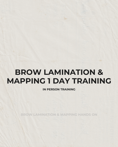 (1 Day) Brow Lamination & Mapping Training